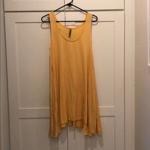 Orange tank dress